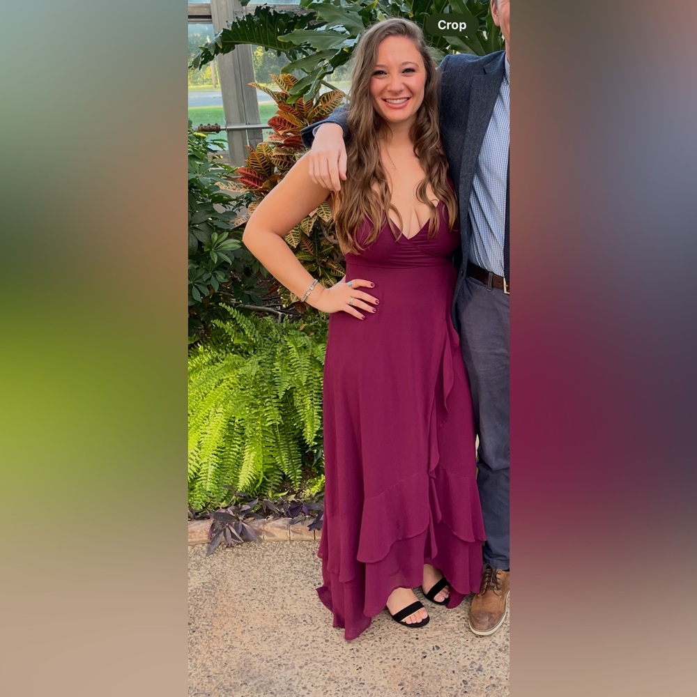 Lulu’s Purple Slit Dress